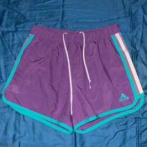 Adidas running shorts with inside liner